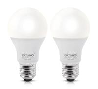 DiCUNO Ampoule LED E27 détecteur de mouvement, 12W=100W, 5000K, Lot de 2