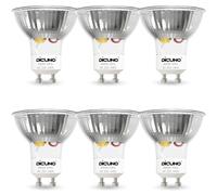 DiCUNO Ampoule LED GU10 4,5W, Équivalent 40W halogène, 460lm, 4000K Blanc neutre, Angle 120° faisceau large, Non dimmable, 230V, Culot GU10 ampoule à réflecteur, Lot de 6