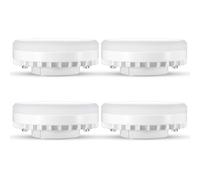 DiCUNO Ampoule LED GX53, 7W équivalent halogène 70W, Blanc neutre 4000K, Non dimmable, 950lm, Angle de Lumière 120°, Spot LED GX53 pour Armoire et Vitrine, 4 Pièces