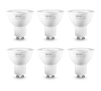 DiCUNO ProOE Ampoule LED GU10 5W, équivalent 35W halogène, CRI 98, Blanc chaud 3000K, 310lm, Angle de faisceau 35°, Projecteur Spot LED GU10, Spectre complet, Non dimmable, 6 Pièces