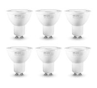 DiCUNO ProOE Ampoule LED GU10 5W, équivalent 35W halogène, CRI 98, Blanc froid 5000K, 340lm, Angle de faisceau 35°, Projecteur Spot LED GU10, Spectre complet, Non dimmable, 6 Pièces