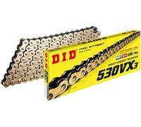DID (530VX3G130ZB) Gold 130 Link High Performance VX Series X-Ring Chain with Connecting Link