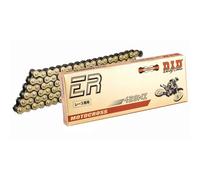 D.I.D Racing Chain – Chaîne de transmission 428NZ – 136 maillons, joint clip (FJ) – Or/Noir