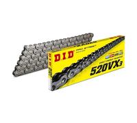 D.I.D Racing Chain Chaîne 520vx3 Clip Clair 102 maillons