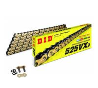 D.I.D Racing Chain Chaînes individuelles Vx/Vx-2 525 VX (G&B) 124 maillons