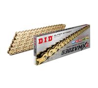 D.I.D Racing Chain Chaîne de transmission 530 ZVMX2 112 maillons dorée