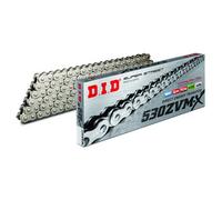 DID Chaîne DID ZVM-X 520 525 530 argent avec attache rapide à rivet