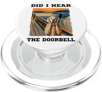 Did I Hear The Doorbell? Chien surpris et bouleversé chien drôle PopSockets PopGrip pour MagSafe