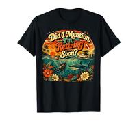Did I Mention I'm Retiring Soon Retro Groovy Countdown T-Shirt