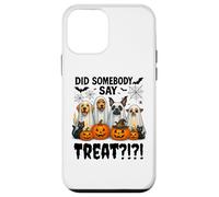 Did Somebody Say Treat Ghost Dogs Lovers Funny Halloween Coque pour iPhone 12 Mini