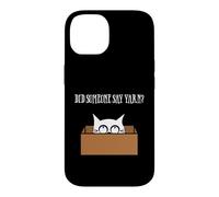 Did Someone Say Yarn Funny Cat Lover Knitting Crochet Hobby Coque pour iPhone 14