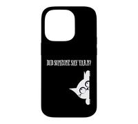 Did Someone Say Yarn Funny Cat Lover Knitting Crochet Hobby Coque pour iPhone 14 Pro