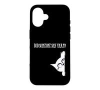 Did Someone Say Yarn Funny Cat Lover Knitting Crochet Hobby Coque pour iPhone 16