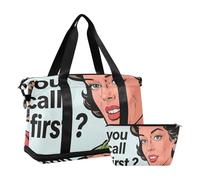 Did You Call First Sac de sport multifonction avec trousse de toilette, avez-vous appelé en premier, 1 size