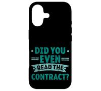 Did You Even Read The Contract Humour légal de l'avocat - Coque pour iPhone 17