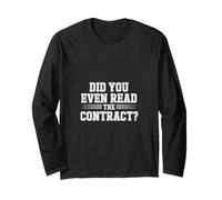 Did You Even Read The Contract Lawyer Legal Humor |- Manche Longue