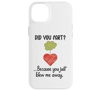 Did You Fart Because You Just Blew Me Away Farting Valentine Coque pour iPhone 14 Plus