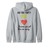 Did You Fart Because You Just Blew Me Away Farting Valentine Sweat à Capuche