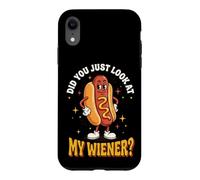 Did You Just Look At My Wiener? Coque pour iPhone XR