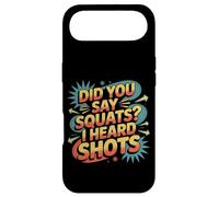 Did You Say Squats I Heard Shots Gym Joke Fitness - Coque pour iPhone Air
