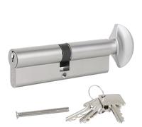 DIDA® 100mm Thumb Turn Euro Cylinder Lock 50T/50 UPVC Barrel Lock with 3 Keys Anti-Pick Anti-Bump Anti-Drill Door Barrel Lock with Key Euro Single Cylinder Lock Barrels High Security BS EN 1303:2005 N