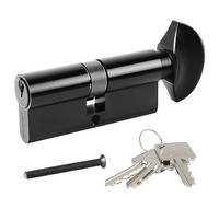 DIDA® 70mm Thumb Turn Euro Cylinder Lock 35T/35 UPVC Barrel Lock with 3 Keys Anti-Pick Anti-Bump Anti-Drill Door Barrel Lock with Key Euro Single Cylinder Lock Barrels High Security BS EN 1303:2005 B