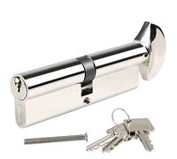 DIDA® 80mm Thumb Turn Euro Cylinder Lock 40T/40 UPVC Barrel Lock with 3 Keys Anti-Pick Anti-Bump Anti-Drill Door Barrel Lock with Key Euro Single Cylinder Lock Barrels High Security BS EN 1303:2005
