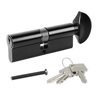 DIDA® 90mm Thumb Turn Euro Cylinder Lock 45T/45 UPVC Barrel Lock with 3 Keys Anti-Pick Anti-Bump Anti-Drill Door Barrel Lock with Key Euro Single Cylinder Lock Barrels High Security BS EN 1303:2005 B