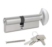 DIDA® Cylindre Européen à Bouton 100mm 55T/45 - Serrure UPVC Anti-Crochetage et Anti-Perçage - 3 Clés - Haute Sécurité BS EN 1303:2005