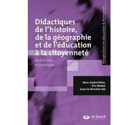 Didactiques De L'histoire, De La Géographie Et De L'éducation À La Citoyenneté