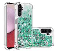 Didan Nadoli Flottant Liquide Coque pour Samsung Galaxy A14 5G,Étui Protecteur TPU Cover Brillant Paillette Sables Mouvants Transparente Cristal Antichoc Bumper Housse