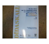 Didaskalia N° 16 - Enseigner Les Sciences Au Collège Et Au Lycée