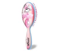 DIDDL- Brosse à Cheveux Diddlina en Robe Ballerina - Brosse Rose 21,5 cm Idéale Démêlage Doux - Accessoire Mignon Tutu Rose Fan Diddl Années 90 - Cadeau Fille Pratique & Tendre