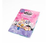 Diddl - Cahier avec stickers repositionnables A5 - Plus de 100 autocollants et ses Amis - Livre Créatif avec 16 Pages de Décors - Activité Manuelle Enfant & Fan Nostalgique Années 90
