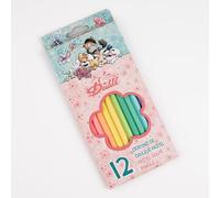 Diddl Crayons de Couleur Pastel, 12 Pièces, Teintes Douces et Délicates, Idéal pour Dessin et Coloriage Créatif