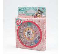 Diddl Faux Ongles Adhésifs pour Enfants, 24 Pièces, 12 Motifs Différents, Filles, Age +3, Collection Diddl