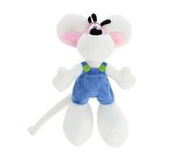 Diddl - Peluche 30 cm en Salopette Bleue - Peluche Originale Douce et Collector - Matière 100% Recyclée - Cadeau Enfant - Nostalgie Années 90 - Doudou Souris - Jouet Tendance Fille ou Garçon