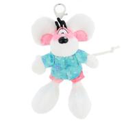 Diddl - Porte-clés peluche tenue summer 15cm - Porte-clés peluche 100% Recyclé - Accessoire Mignon & Écoresponsable - Idée Cadeau Enfant et Fan Nostalgique