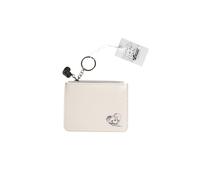 Diddl Porte-Monnaie Pochette Beige Harmonie, Polyuréthane, 13x10 cm, Fermeture Éclair avec Breloque et Anneau Porte-Clés, Idée Cadeau Fan Nostalgique des Années 90