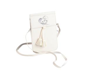 Diddl - Sac Compagnon Beige Harmonie, Bandoulière Réglable, Motif avec Cœur, Accessoire Pratique et Raffiné, Fan Nostalgique des Années 90