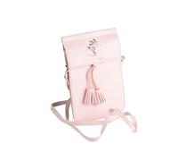 Diddl - Sac Compagnon Rose Rêverie, en Polyuréthane, Bandoulière Réglable, Motif Diddlina Fermeture Magnétique, Pompons, Fan Nostalgique Années 90