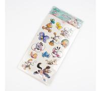 Diddl - Set de 26 Tatouages Éphémères, 2 Feuilles, Couleur et Noir et Blanc, Tatoo Enfant, Diddl et ses Amis, Personnages Diddlland