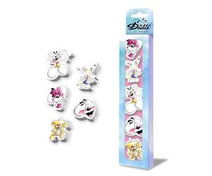 DIDDL - Set gommes 3D Diddl - 5 Gommes Originales Trop Mignonnes - Accessoires Papeterie Rigolos et Colorés - Idée Cadeau Mignonne Enfant & Fan Nostalgique des Années 90