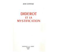 Diderot et la mystification - Jean Catrysse - Nizet - broché - Etude