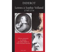 Diderot, lettres à Sophie Volland 1759-1774 - Denis Diderot - Non Lieu - broché - Roman