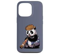 Didgeridoo Panda Australien Didjeridu Aboriginal Coque pour iPhone 13 Pro