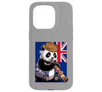 Didgeridoo Panda Australien Didjeridu Aboriginal Coque pour iPhone 15 Pro