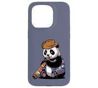 Didgeridoo Panda Australien Didjeridu Aboriginal Coque pour iPhone 15 Pro