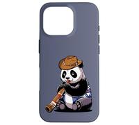 Didgeridoo Panda Australien Didjeridu Aboriginal Coque pour iPhone 16 Pro