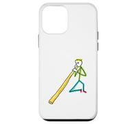 Didgeridoo Stickman Coque pour iPhone 12 Mini